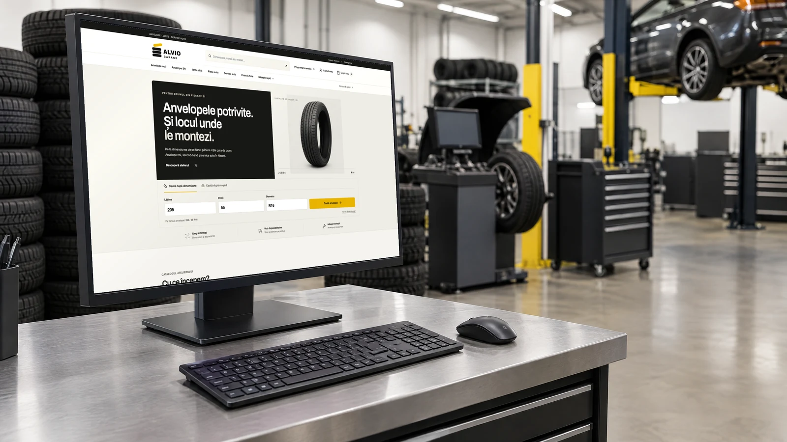 Alvio Garage — magazin online de anvelope și service auto în Neamț