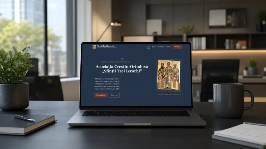 Asociația Sfinții Trei Ierarhi — site de prezentare ONG Piatra Neamț